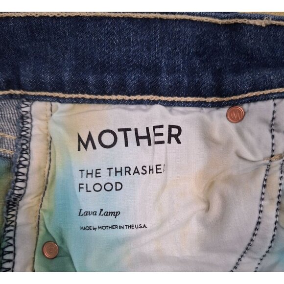 NWT Mother The Thrasher Flood Lava Lamp/Size 26 - Picture 4 of 8